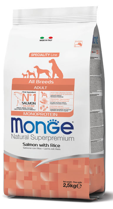 MONGE AD SALMONE MONO PROTEIN 12KG