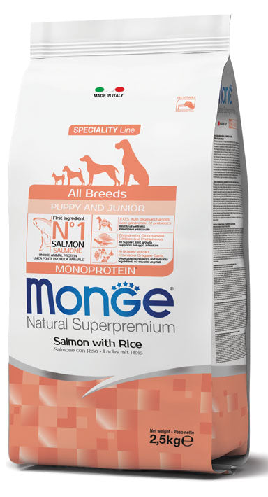 MONGE PUPPY SALMONE MONO PROTEIN 12 kg